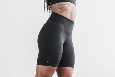 Nobull High-Rise 6" Matte Women's Shorts Black | Australia (HN3789)